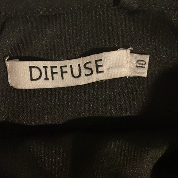 Diffuse sequin crop top striped multicolor ladies size 10 party sparkle orange - Picture 5 of 12